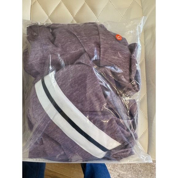 Lounge Set Blazer & Pants Tracksuit Striped‎ Athleisure Casual Medium - Picture 1 of 7